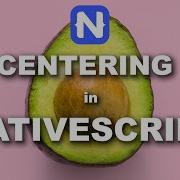 CENTERING Things In NativeScript Tutorial