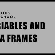 R Openschool Lec 1 Variables And Data Frames