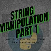 STRING MANIPULATION PART 1 Class 11 Python String Bult In Functions