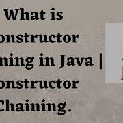 Что такое цепочка конструкторов в Java Цепочка конструкторов