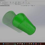SolidWorks Tutorial How To Make Flower Pot Plants Pot Flex Command SolidWorks
