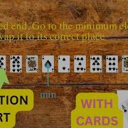 Selection Sort Algorithm With Playing Cards