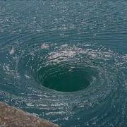 Real Large Vortex Whirlpool At Saint Malo Barrage De La Rance
