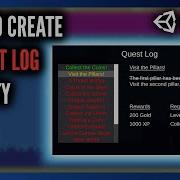 How To Create A Quest Log In Unity