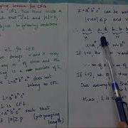 Pumping Lemma Context Free Language And Context Sensitive Languages Prove That Language Is Not CFG
