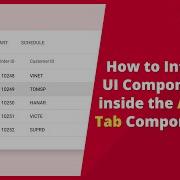 How To Integrate Other UI Components Inside The Angular Tab Component