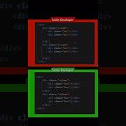 Junior Vs Senior Developer Programming Html Javascript Webdevelopment Html5 Webdesign Css3