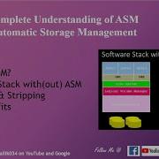What Is ASM Oracle ASM Basic Understanding Oracle ASM Advantages Mirroring Stripping