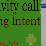 Call Activity From Another Intent Android Studio Tutorial Beginners HD All About Android
