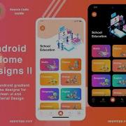 Android Clean UI Home Design With Complete Source Code