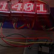 8x8 Matrix LED Clock V2