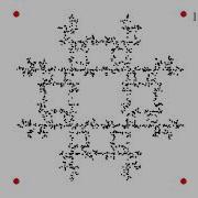 Square Fractal 2 Python Turtle