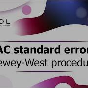 HAC Standard Errors Explained Newey West Procedure Excel