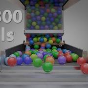 16 800 Colorful Balls Marble Run Loop Animation V07