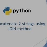 Python Concatenate 2 Strings Using Join Function