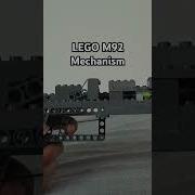 Working LEGO Gun With A Very Simple Mechanism Spring Powered