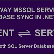 SQL SERVER Database Synchronization In NET Quick Tutorial
