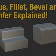 Radius Fillet Bevel And Chamfer Explained