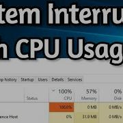 Fix System Interrupts High CPU Usage On Windows 10 System Interrupts Fix