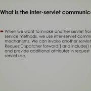 InterServlet Communication