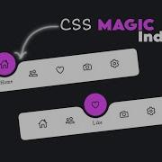 Magic Navigation Menu Indicator Using Html CSS Javascript Curve Outside Effects