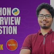 Python Interview Problem Splunk Company