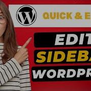 How To Edit Sidebar In WordPress 2026 FAST Easy