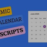 Build A Simple Calendar Using Html Css And JavaScript Webdevelopment Fullstackdeveloper Project
