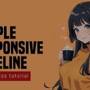 Responsive Timeline In HTML CSS Horizontal Vertical