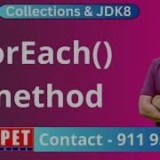 ForEach Method In Java JDK 8 Features Ameerpet Technologies By Srinivas