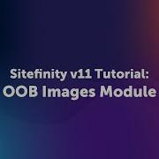 How To Add Images To Sitefinity V 11 Site Image Widgets And Modules