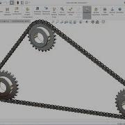 Solidworks Tutorial Sketch Chain And Sprocket Mechanism In Solidworks