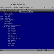 20ECL57 MICROPROCESSOR LAB To Perform Unsigned Division Using 8086
