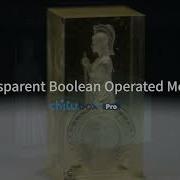 Printing Transparent Boolean Operated Model CHITUBOX Pro