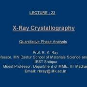 Quantitative Phase Analysis 1