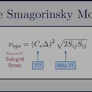 CFD The Smagorinsky Turbulence Model Part 1