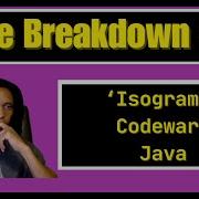 Code Breakdown 88 Isograms Python Codewars
