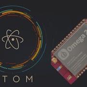 Python And Omega2 Writing Code In The Atom Editor