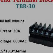 Tend TBR Din Rail Mounted Terminal Block Connector