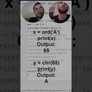 ORD И CHAR ПРЕОБРАЗОВАНИЯ СИМВОЛА В INT И НАОБОРОТ SHORTS PYTHON TRENDING TIKTOK VIRAL
