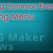 Message Common Event Ring Menu Make Something Play Something Game Jam RPG Maker News 137