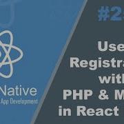 User Registration With PHP And MYSQL In React Native Insert Record Example