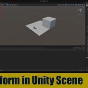 Transform Objects In Unity Scene View
