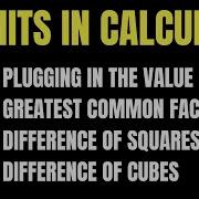 How To Evaluate Limits Algebraically In Calculus By Factoring