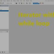Iterator With While Loop In Java