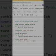 Check Spelling Using Python