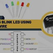 01 BLINK LED DIGITAL WIRE PIC12F675 PIC12F675 CCS LED