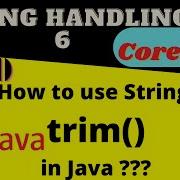 How To Use Of Trim Method In Java How To Trim Spaces In String In Java String Handling Java