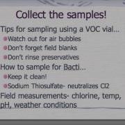 Water Sampling Procedures Part 2