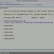 How To Initialize Chrome Browser In Maximized Mode Through Selenium Python 3 6 1